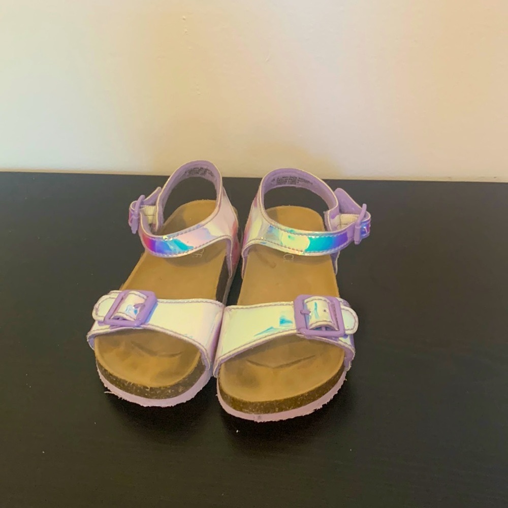 Children’s Place Iridescent Toddler Sandals size 10